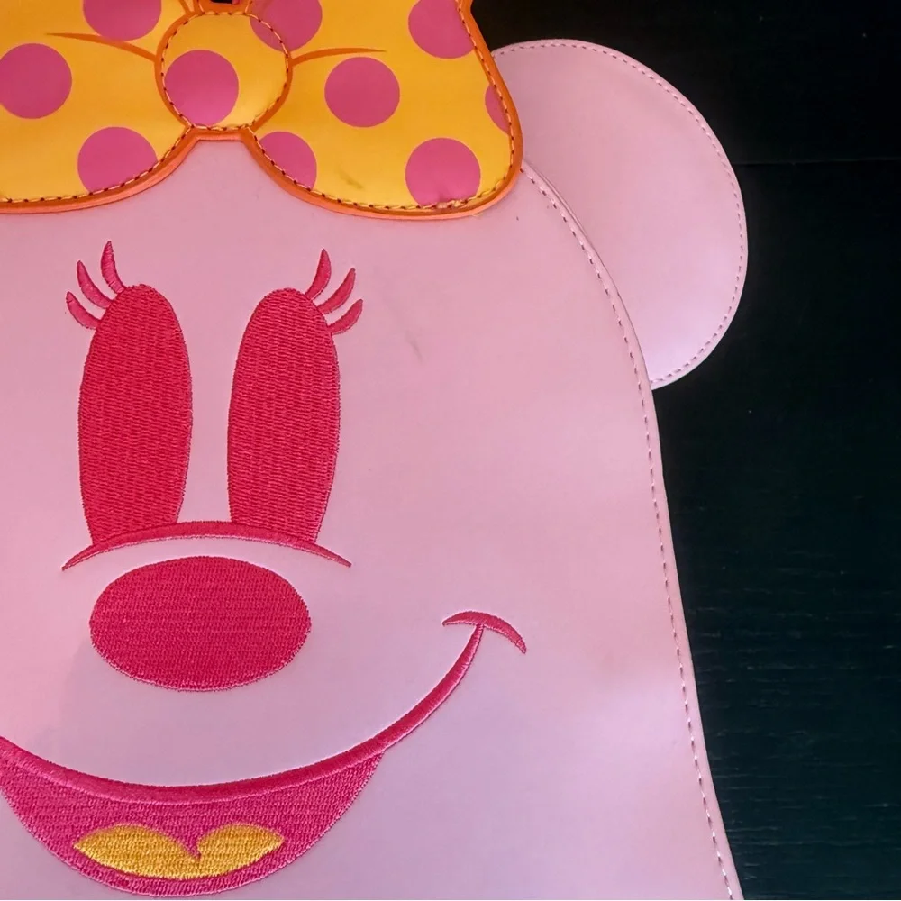 Loungefly Disney Minnie Pastel Ghost Glow Mini Backpack EUC - Picture 3 of 5